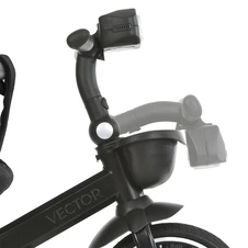 Велосипед с родительской ручкой El Camino Vector ME 1162-1 Night Black черный фото 57