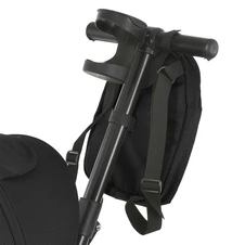 Велосипед с родительской ручкой El Camino Vector ME 1162-1 Night Black черный фото 14