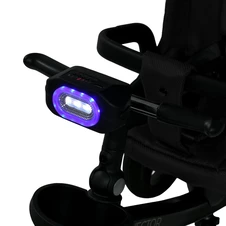 Велосипед с родительской ручкой El Camino Vector ME 1162-1 Night Black черный фото 25