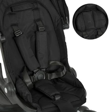 Велосипед с родительской ручкой El Camino Vector ME 1162-1 Night Black черный фото 32