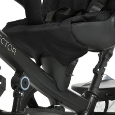 Велосипед с родительской ручкой El Camino Vector ME 1162-1 Night Black черный фото 77