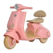 Детский мотоцикл M 6327L-8 розовый скутер сиденье со спинкой купить