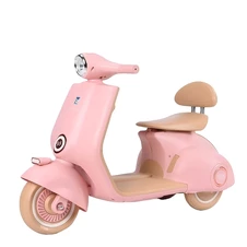 Детский мотоцикл M 6327L-8 розовый скутер сиденье со спинкой фото 33