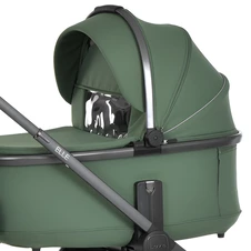 Универсальная коляска El Camino Elle ME 1221 Green зеленая 2 в 1 с сумочкой фото 11