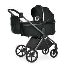 Универсальная коляска El Camino Elle ME 1221 Black черная 2 в 1 с сумочкой