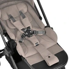 Универсальная коляска El Camino Elle ME 1221 Beige бежевая 2 в 1 с сумочкой фото 32