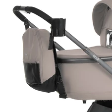 Универсальная коляска El Camino Elle ME 1221 Beige бежевая 2 в 1 с сумочкой купить