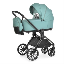 Универсальная коляска El Camino Prestige ME 1124-3 Jade Green зеленая 2 в 1 люлька и прогулочный блок