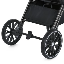 Универсальная коляска El Camino Prestige ME 1124-3 Magnet Gray темно-серая 2 в 1 люлька и прогулочный блок фото 13