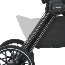 Универсальная коляска El Camino Prestige ME 1124-3 Magnet Gray темно-серая 2 в 1 люлька и прогулочный блок фото 20