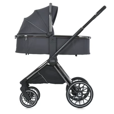 Универсальная коляска El Camino Prestige ME 1124-3 Magnet Gray темно-серая 2 в 1 люлька и прогулочный блок купить