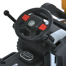 Детский трактор M 6027EBLR-4 синий с ковшами и прицепом фото 66