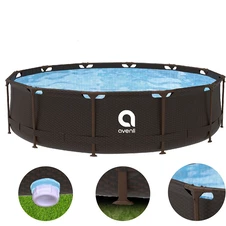 Каркасный бассейн Avenli 12336V64 круглый 366 х 100 см купить