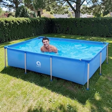 Каркасный бассейн Avenli 17805EU прямоугольный с фильтр-насосом 258 х 179 х 66 см