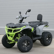 Бензиновый квадроцикл AX125-11-5 серо-зеленый с фаркопом фото 11