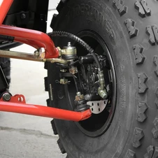 Бензиновый квадроцикл AX125-11-5 серо-зеленый с фаркопом фото 13