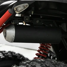 Бензиновый квадроцикл AX125-11-5 серо-зеленый с фаркопом фото 32