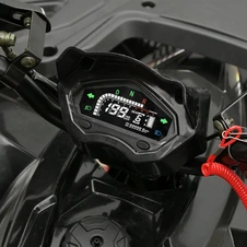 Бензиновый квадроцикл AX125-11-5 серо-зеленый с фаркопом фото 25