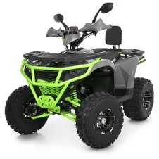 Бензиновый квадроцикл AX125-2-3 черно-красный с фаркопом фото 11