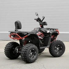 Бензиновый квадроцикл AX125-2-3 черно-красный с фаркопом фото 33