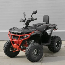 Бензиновый квадроцикл AX125-2-3 черно-красный с фаркопом фото 44