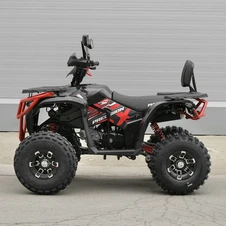 Бензиновый квадроцикл AX125-2-3 черно-красный с фаркопом фото 55