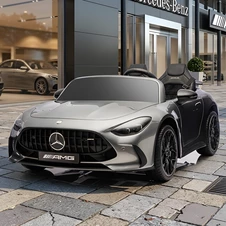 Двухместный электромобиль M 6313EBLRS-11(24V) Mercedes серый в автопокраске