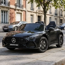 Двухместный электромобиль M 6313EBLRS-2(24V) Mercedes черный в автопокраске