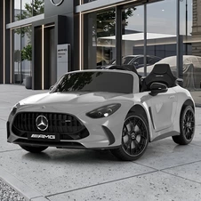 Двухместный электромобиль M 6313EBLR-11(24V) Mercedes серый с четырьмя моторами