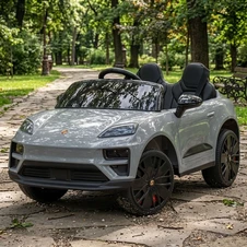 Детский электромобиль M 6314EBLR-11 серый с двумя моторами