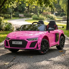 Двухместный детский электромобиль M 6310EBLR-8 розовый Audi