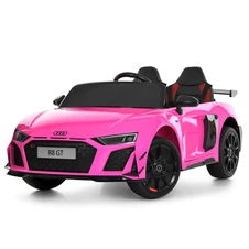 Двухместный детский электромобиль M 6310EBLR-8 розовый Audi фото 11