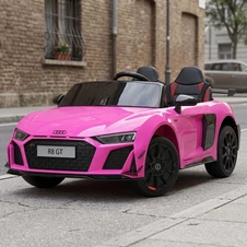 Двухместный детский электромобиль M 6310EBLR-8 розовый Audi купить