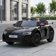 Двухместный детский электромобиль M 6310EBLR-2 черный Audi купить