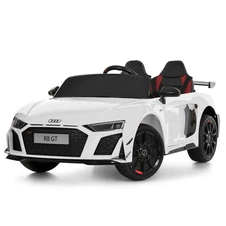 Двухместный детский электромобиль M 6310EBLR-1 белый Audi фото 11