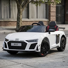 Двухместный детский электромобиль M 6310EBLR-1 белый Audi купить
