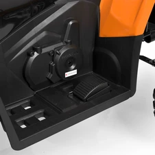 Детский квадроцикл на аккумуляторе M 6309EL-7 оранжевый с мягким сиденьем фото 88