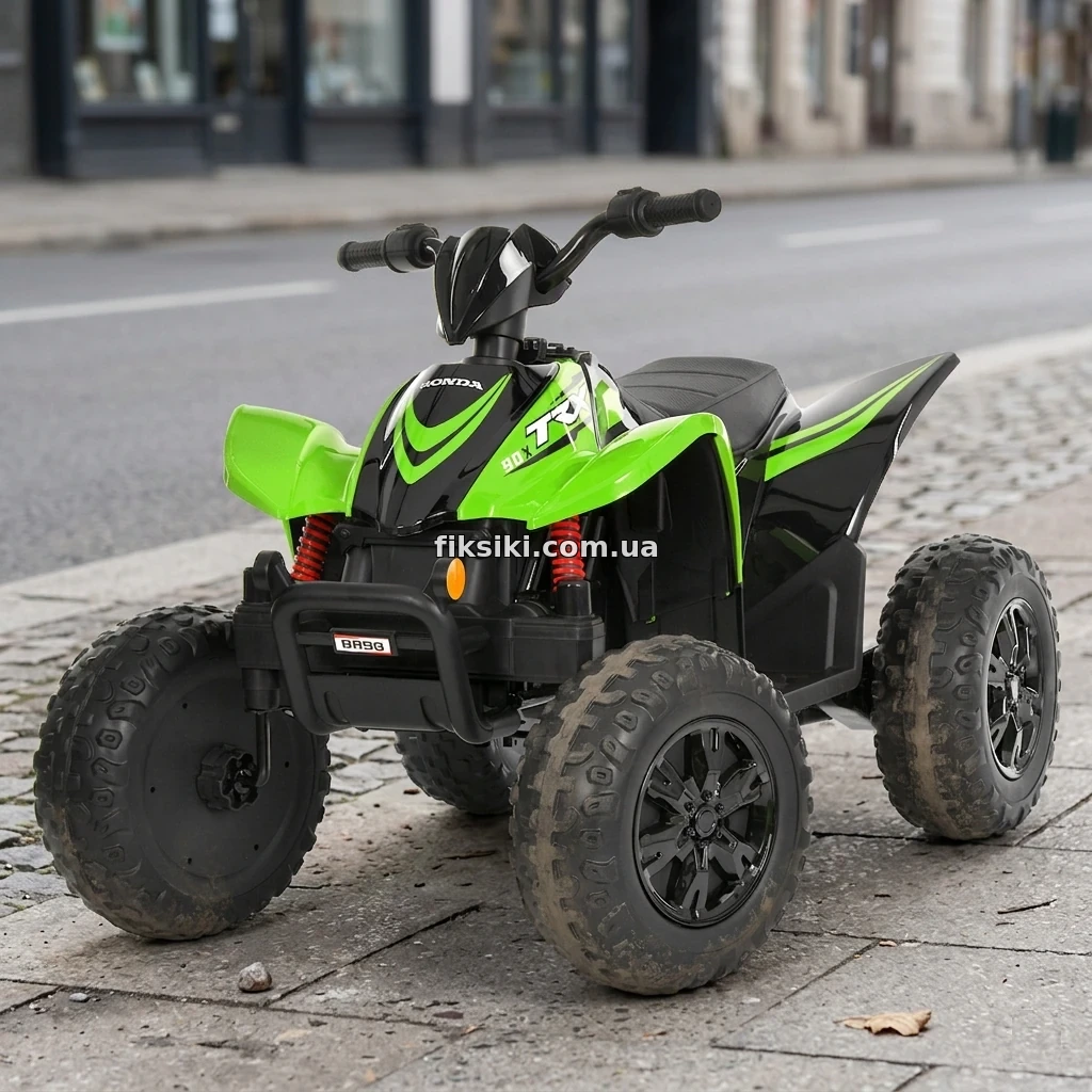 Детский квадроцикл на аккумуляторе M 6309EL-5 зеленый с мягким