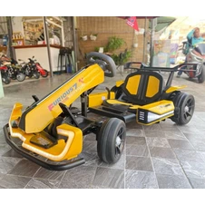 Детский электрокарт M 6148EL-6(24V) желтый с двумя двигателями по 150W