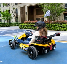 Детский электрокарт M 6148EL-6(24V) желтый с двумя двигателями по 150W фото 44