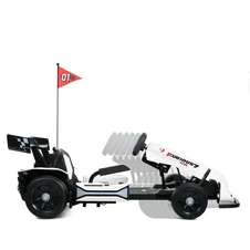 Детский электрокарт M 6148EL-1(24V) белый с двумя двигателями по 150W фото 13