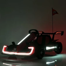 Детский электрокарт M 6148EL-1(24V) белый с двумя двигателями по 150W фото 18