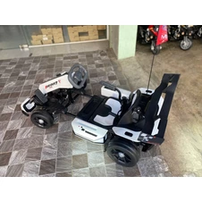 Детский электрокарт M 6148EL-1(24V) белый с двумя двигателями по 150W фото 44