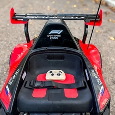 Детский электрокарт M 6322EBLR-3 красный с двумя моторами и пультом управления фото 16