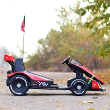 Детский электрокарт M 6322EBLR-3 красный с двумя моторами и пультом управления фото 33