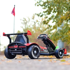 Детский электрокарт M 6322EBLR-3 красный с двумя моторами и пультом управления фото 55