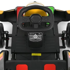 Детский электрокарт M 6322EBLR-6 желтый с двумя моторами и пультом управления фото 13