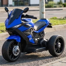 Детский мотоцикл на аккумуляторе M 4454ELR-4 синий пульт управления купить