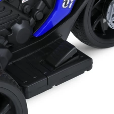 Детский мотоцикл на аккумуляторе M 4454ELR-4 синий пульт управления фото 99