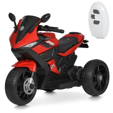 Детский мотоцикл на аккумуляторе M 4454ELR-3 красный пульт управления купить